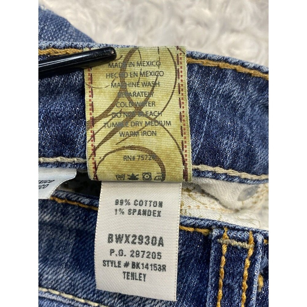 BKE Jeans Tenley Distressed Bootcut Stretch Western WOMENS 30 X 31 1/2 - Picture 6 of 15